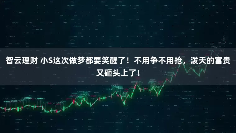 智云理财 小S这次做梦都要笑醒了！不用争不用抢，泼天的富贵又砸头上了！